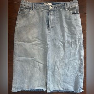 Long jean skirt - women’s XL